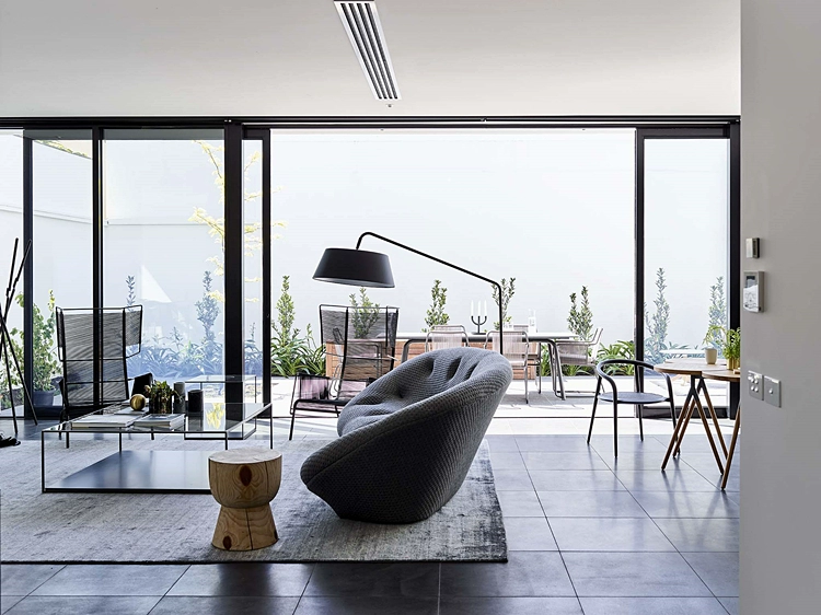 Ligne roset không gian tự do sofa thiết kế ploum thiết kế ghế sofa phòng khách Chen Xiaochun với ghế sofa - Ghế sô pha