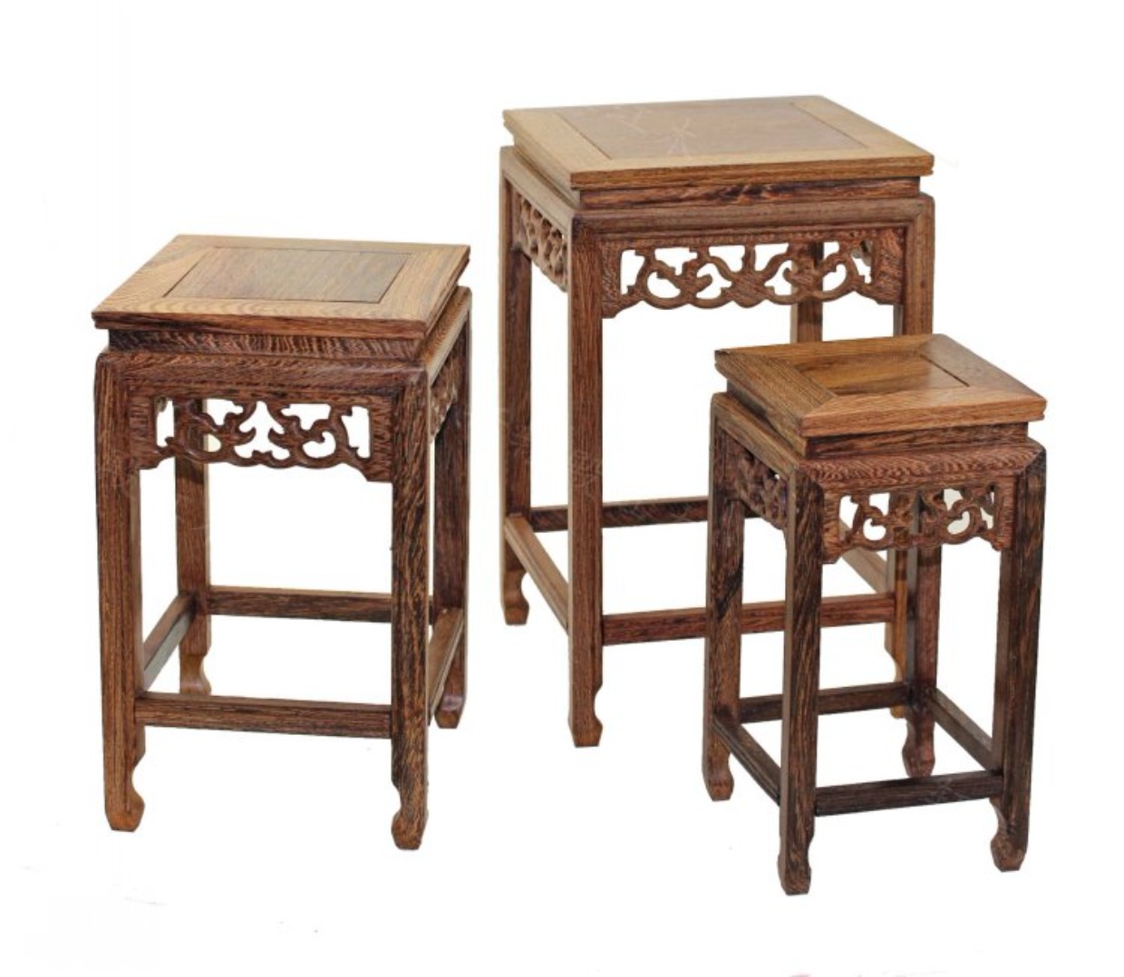Gỗ rắn đứng hoa phong cách Trung Quốc cánh gà gỗ trong nhà nhỏ hoa đứng bể cá khung hoa cây cảnh khung giá bàn - Kệ kệ gỗ đẹp
