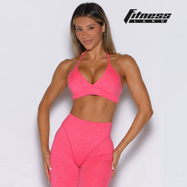 [【正版授权】美国 BOMBSHELL三角杯挂颈运动内衣Electric Era Bra]