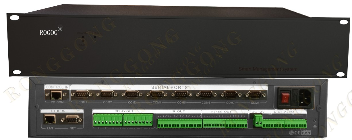 Network bidirectional mid-control host belt state feedback bidirectional series control Internet exhibition hall meeting intelligent control