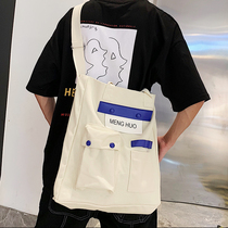 Han Edition Hand Carry-on Satchel Bag Male Student Backpack Boys Large Capacity Day Ensemble Canvas Minima Single Shoulder Bag Bag bag