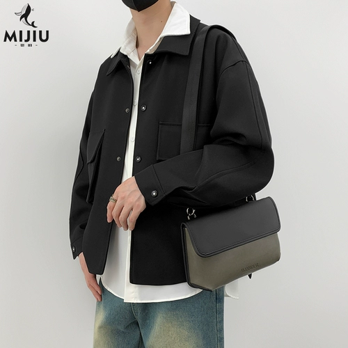 觅旧 Сумка через плечо для отдыха, небольшая сумка, сумка на одно плечо, премиум класс