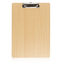 A4 wooden board clip student writing folder writing base plate drawing board a5 hardwood plate menu splint note clip cardboard
