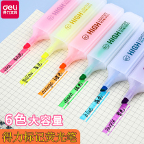 Able S625 Fluorescent Pen Large Capacity Mark Pen Students Scribble Pen Graffiti Pen with Coarse Head Focus Scribble