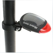 Bicycle charging tail light solar tail light night riding warning flash light mountain bike tail light bicycle accessories