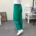 Cotton lụa đồ ngủ rayon cotton lụa mặc nhà thể thao quần âu - Quần tây