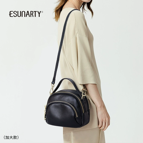 Сумка через плечо, кожаная сумка на одно плечо, из натуральной кожи, воловья кожа