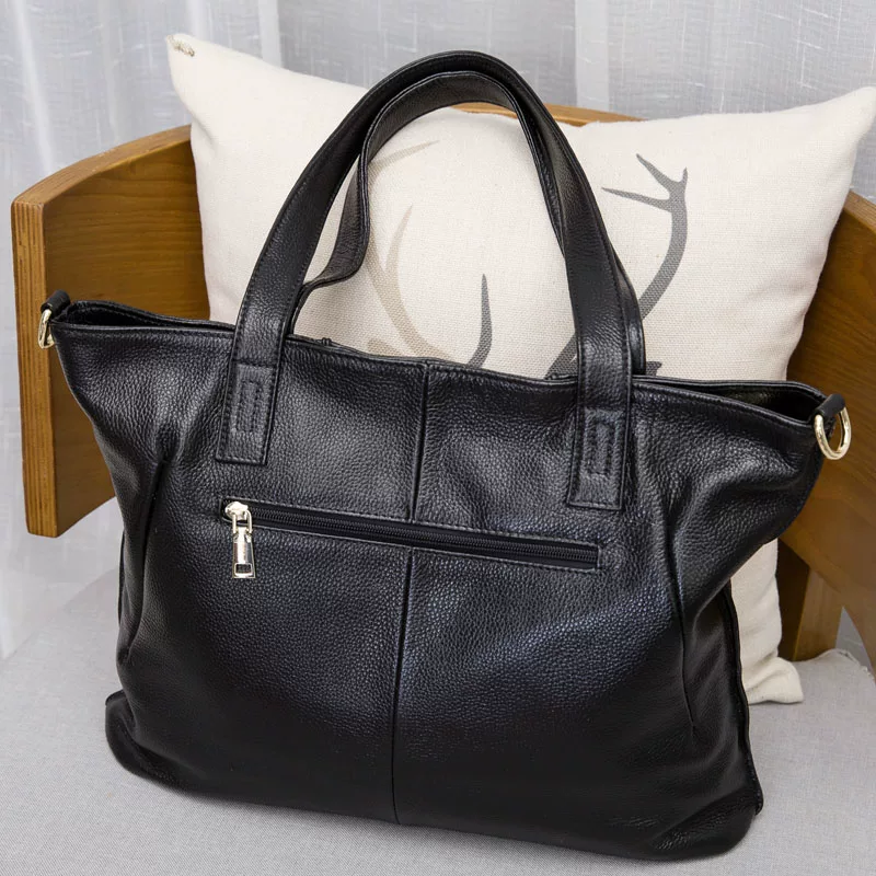 Shoulder bag, capacious universal one-shoulder bag, genuine leather