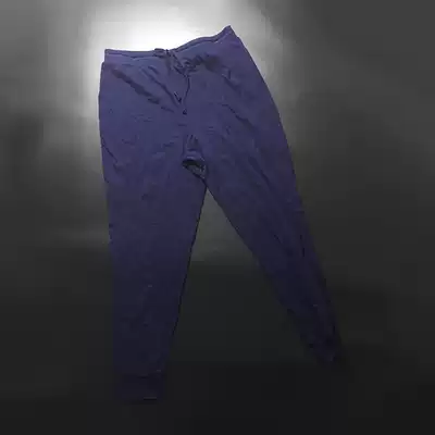 Foreign trade Haren pants women's summer and autumn elastic waist lace-up casual pants small feet close trousers women loose thin cotton