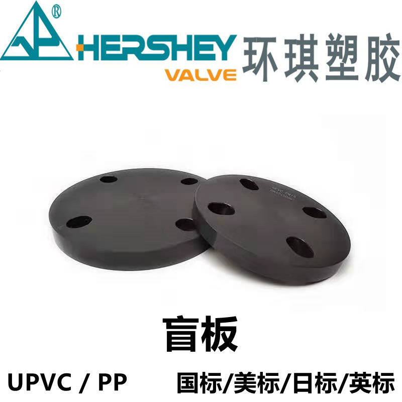 Ring Ki Blind Plate National Standard American Daily Mark British Gauge Blind Flange sealing plate blocking flow plug UPVC PP PN16