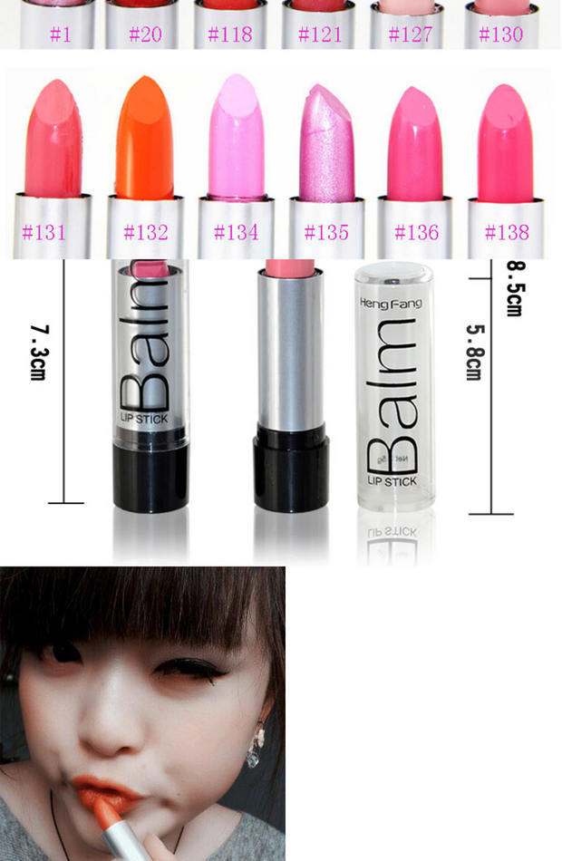 9,9 nhân dân tệ vận chuyển son môi Heng Phường Balm son môi màu nude nude cam hồng đỏ giữ ẩm son merzy v6 vỏ xanh