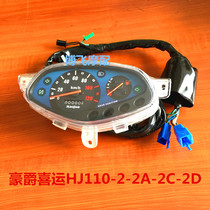 Motorcycle accessories for Hao HJ110-2 2A 2C 2D instrument assembly Odometer code meter instrument glass bag