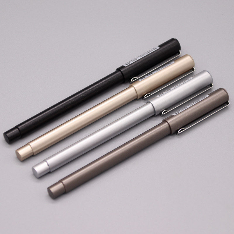 Morning light B2403 Ling to medium pen black 0-5mm Sub-warhead triangular metal colour pen-pen Water-based Pen