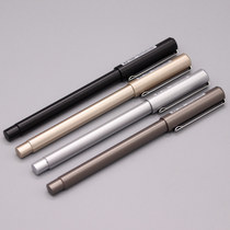 Morning light B2403 Ling to medium sex pen black 0 5mm sub warhead triangular metal color pen holder sign pen water pen