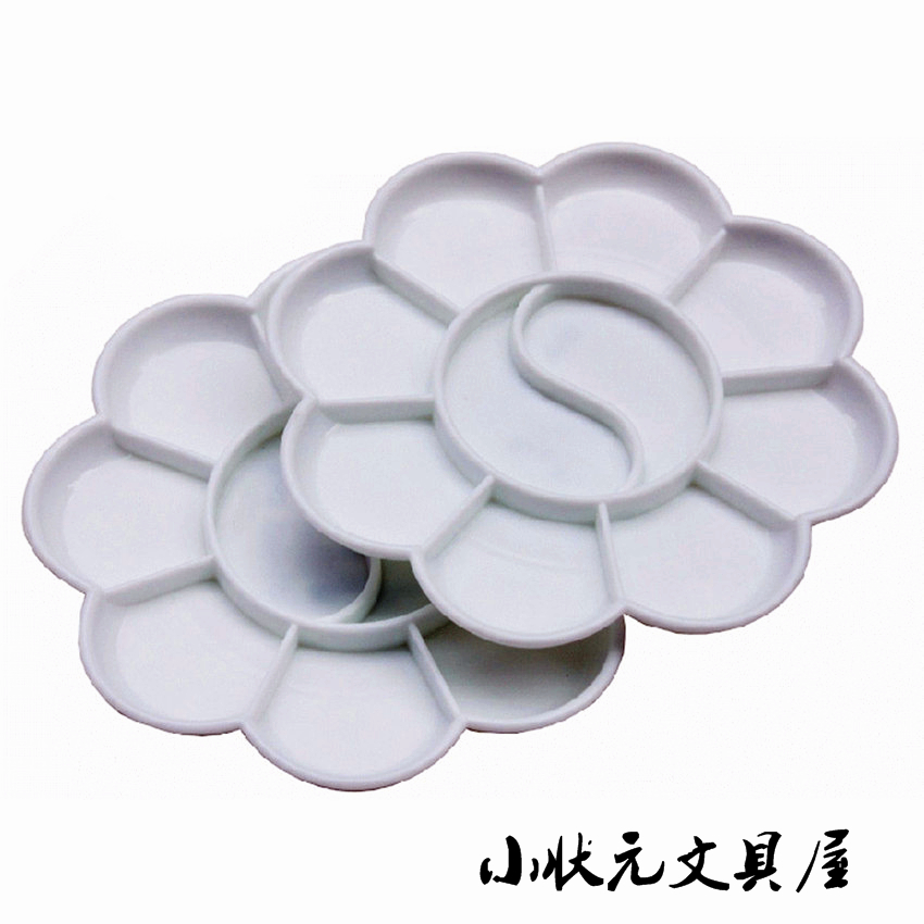 Morning Light Plum Blossom Color Pan Water Color Paint Case Pan 8 G 10 G Water Color Painting Water Powder Painting Paint Color Palette