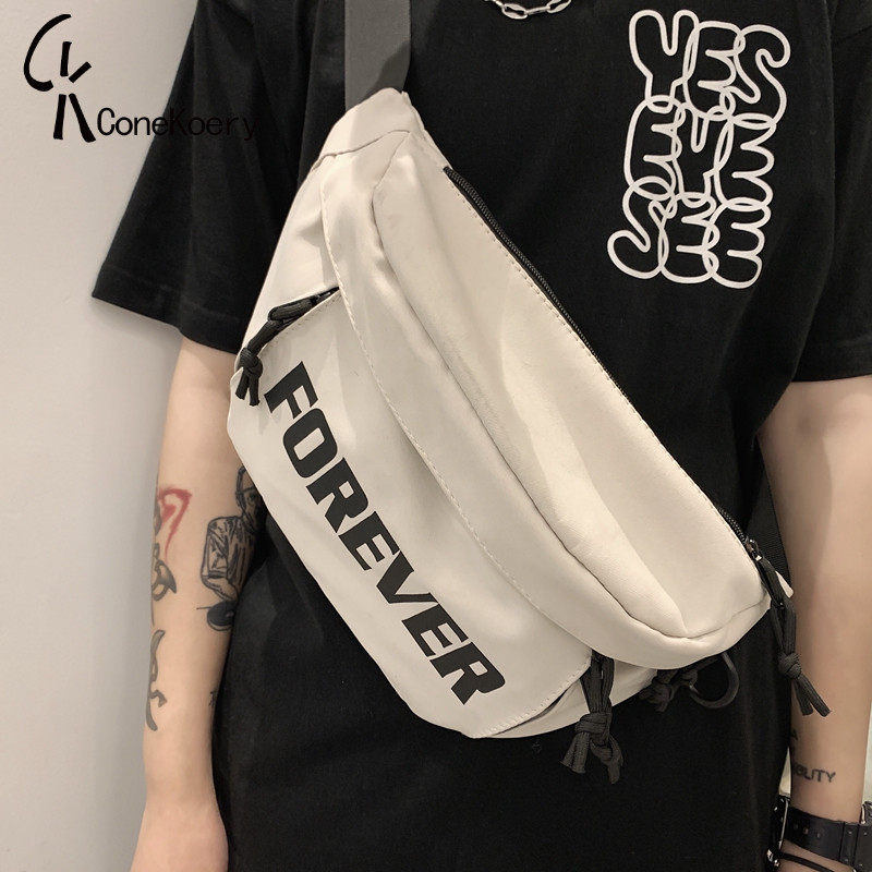 French Chest Bag Men's Bag Skew Satchel Purse Strings Women Single Shoulder Bag Large Capacity Summer New Single Shoulder Sports Tide Cards Bag