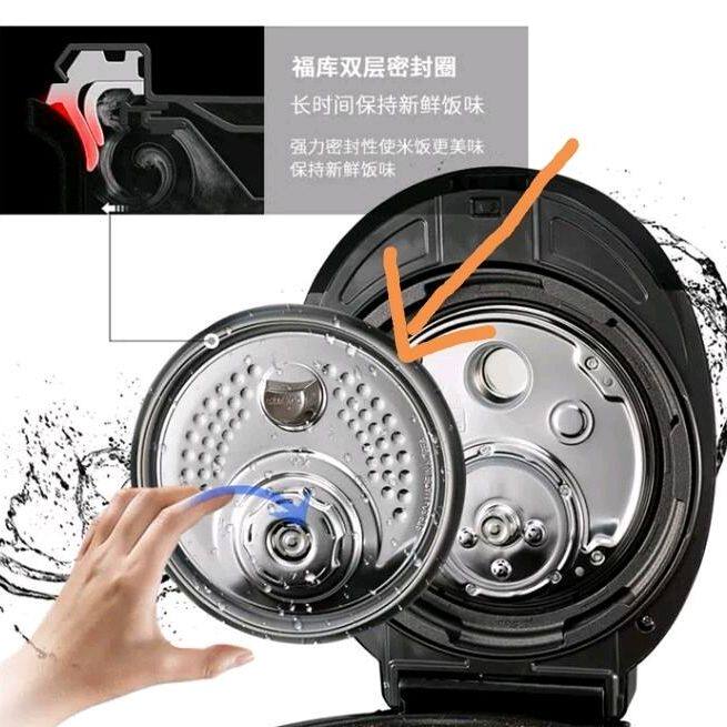 cuckoo Korea Fuku rice cooker accessories original imported double-layer Fuku sealing ring 3 liters 4 liters 5 liters