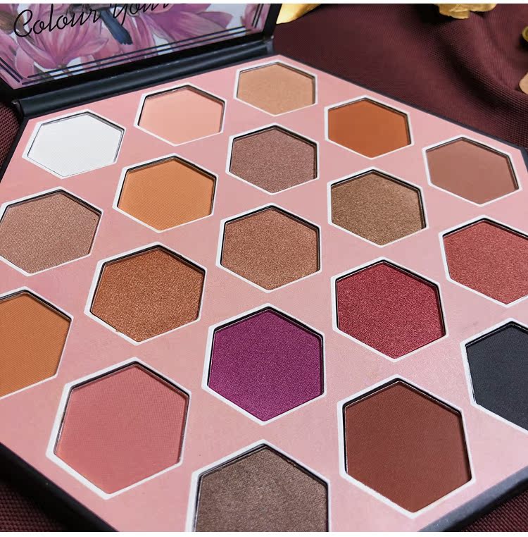 Đức Anh thích hợp 19 màu phấn mắt ngọc trai mờ màu hồng đất màu trang điểm nude bắt đầu lười biếng - Bóng mắt —
