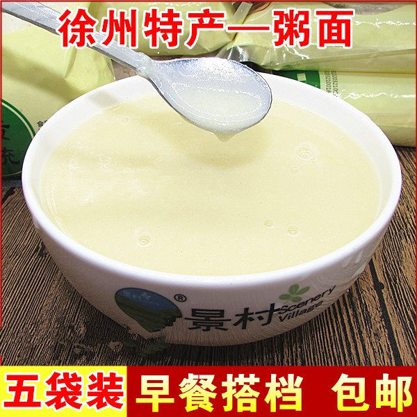 5 bags of Xuzhou specialty product Sister Xu soybean porridge noodles breakfast porridge instant soup miscellaneous grain flour 400g*5 bags