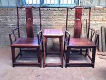 Red Wood Furniture India Small Leaf Purple Sandalwood Palace Chair three Ferrule Chair Officer Cap Lean back chair Bed Fabricant Direct