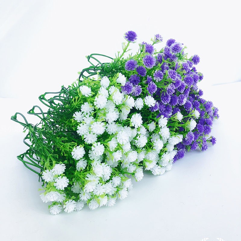 Flowers Accessories Plastic accessories Flowers Flowers Bouquet Accessories Grass Floral Decoration Materials Full of Star Adorned Grass-Taobao