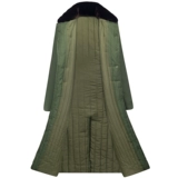 Длинное зимнее пальто, куртка, синий пуховик, увеличенная толщина