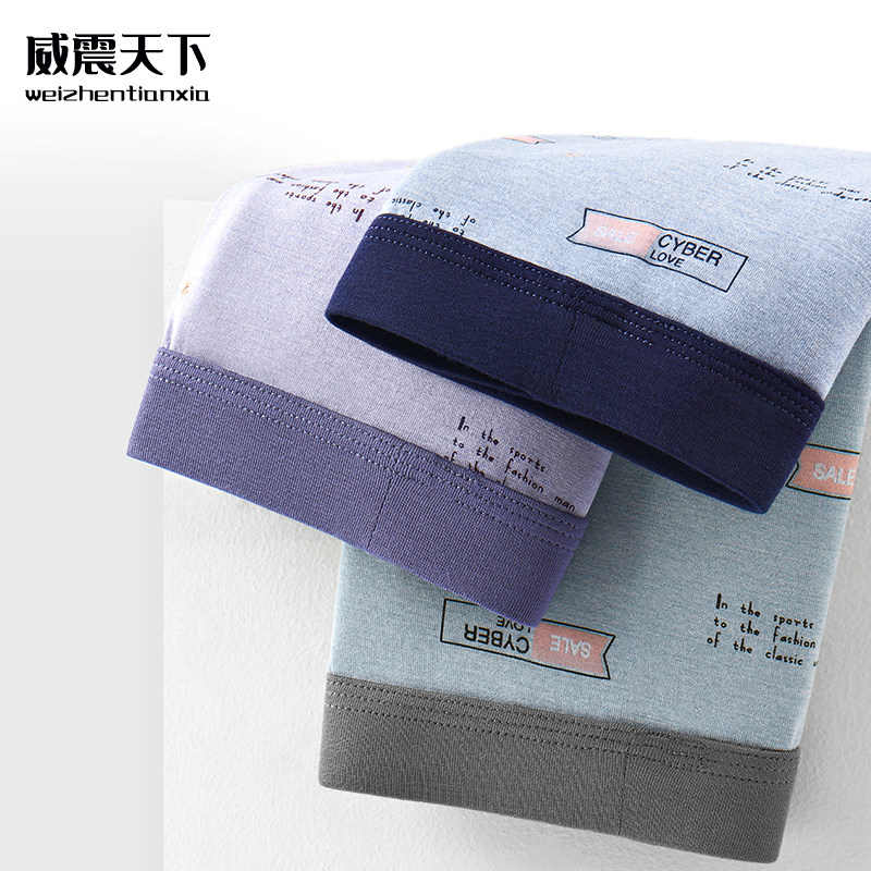 Teen underwear boys developmental pupils pupils pure cotton junior high school grade high school student Modale quartet