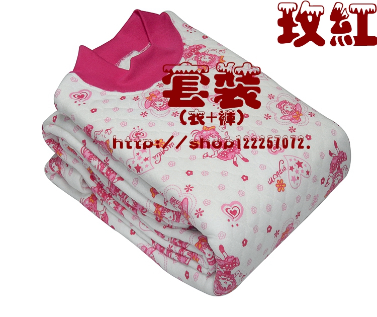 Học sinh nam và nữ mặc quần áo mùa thu cho trẻ em trong bộ đồ lót trẻ em bằng vải cotton trẻ em bộ đồ lót trẻ em thu đông