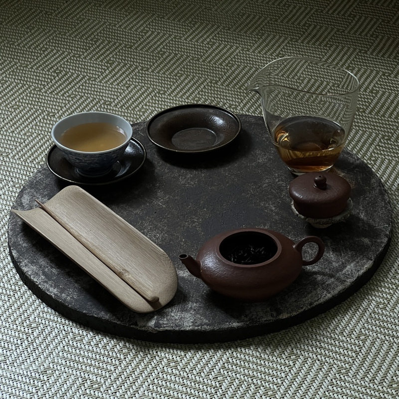 Wait, Absorbent Tea Tray, Double-Sided Use, Dry Brewing Platform, Coarse Pottery Clay Tea Tray, Teapot Holder, Tea Mat, Flat Plate Wait, Absorbent Tea Tray, Double-Sided Use, Dry Brewing Platform, Coarse Pottery Clay Tea Tray, Teapot Holder, Tea Mat, Flat Plate