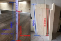 Customized h-shaped solid wood load-bearing reinforced bed legs keel support legs bed bottom support columns and beam supports