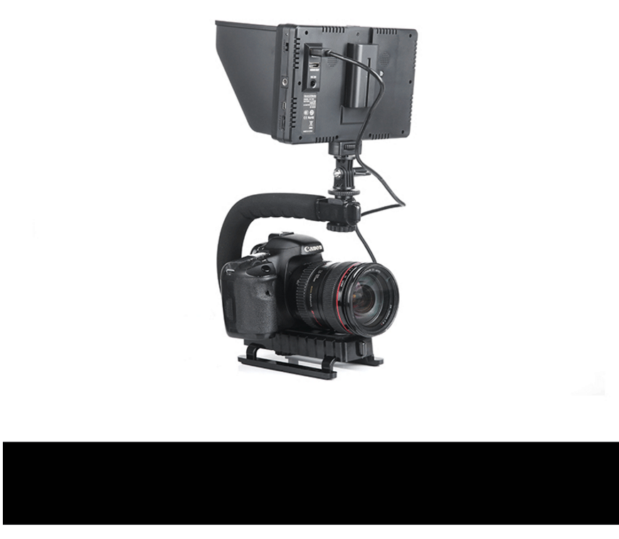 C-type vi phim SLR DV khung ổn định cầm tay với điện thoại camera U-chụp SLR thỏ sống khung lồng - Phụ kiện máy ảnh DSLR / đơn tripod máy ảnh nhỏ gọn