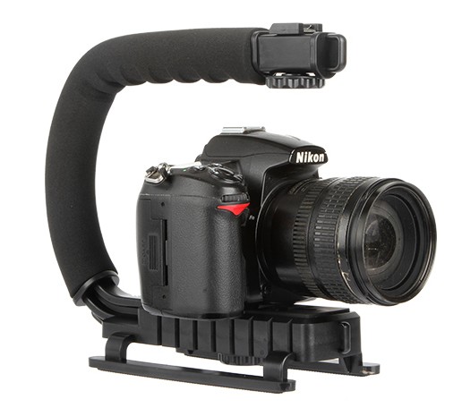 C-type vi phim SLR DV khung ổn định cầm tay với điện thoại camera U-chụp SLR thỏ sống khung lồng - Phụ kiện máy ảnh DSLR / đơn tripod máy ảnh nhỏ gọn