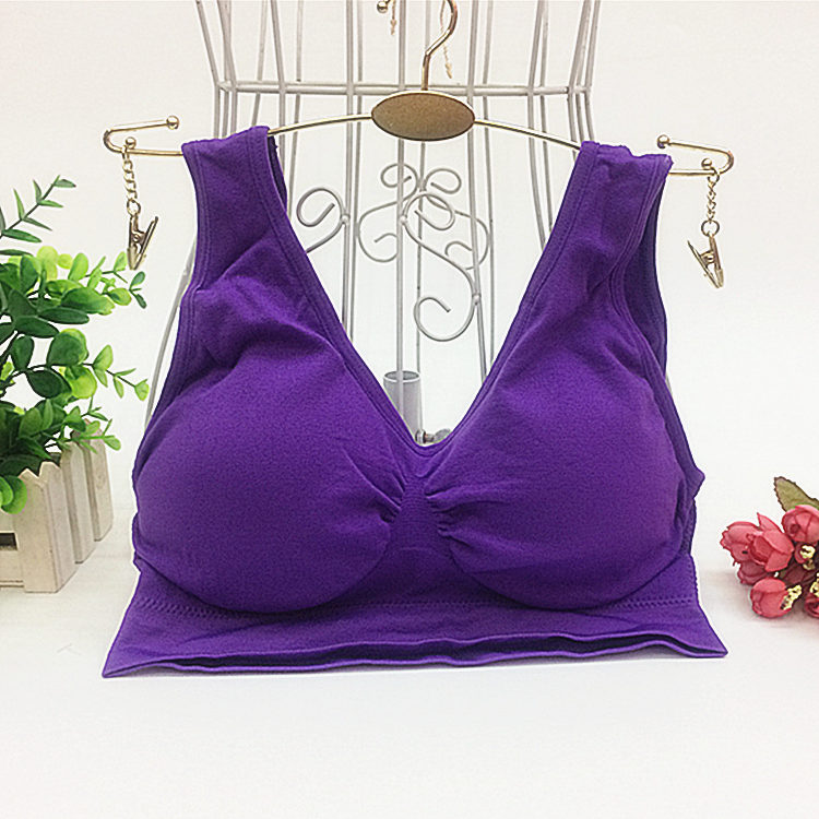 Đánh dấu đồ lót Yoga thể thao thép-free Bra tụ tập với một chiếc áo ngực mỏng vest kiểu áo ngực.