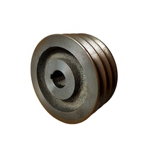 Cast iron pulley outer diameter 100mm-300mm triangle belt pulley double slot three slot A type B type transmission motor wheel