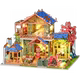 Shili Peach Blossom Handmade Wooden Assembled Villa