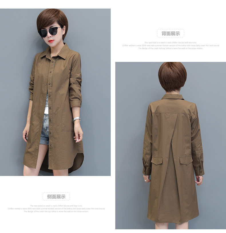Trench pour femme en Coton en Coton - Ref 3227044 Image 28