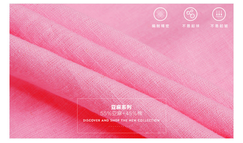 Chemise fille à manche longue en lin - Ref 2085640 Image 14