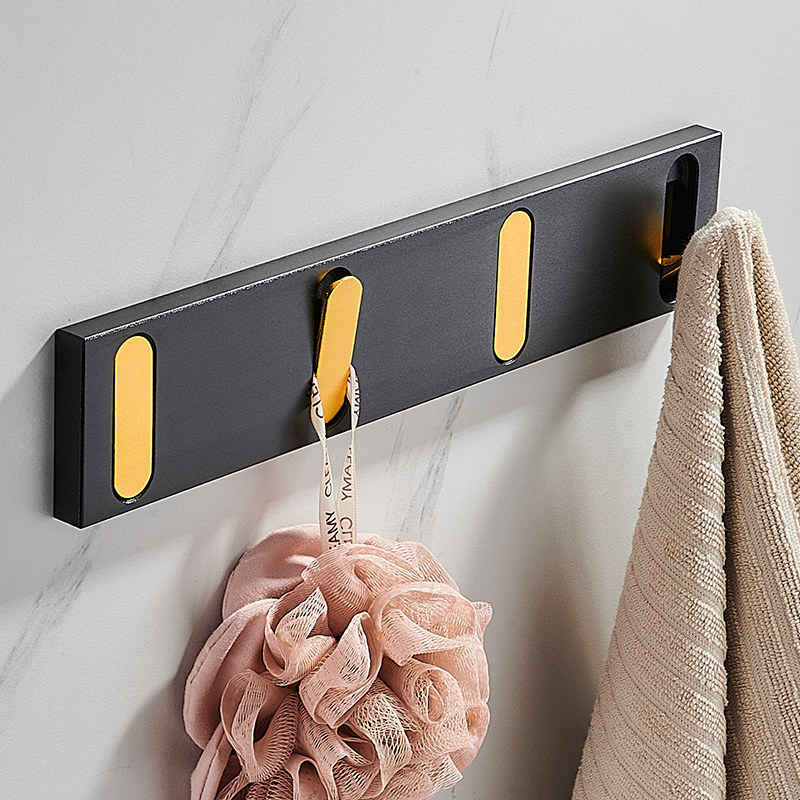 Creative Invisible Hook Door Rear Hanger Wall-mounted Bathroom Wall wall Xuanguan Hood Hood Hook-free Punching Fold