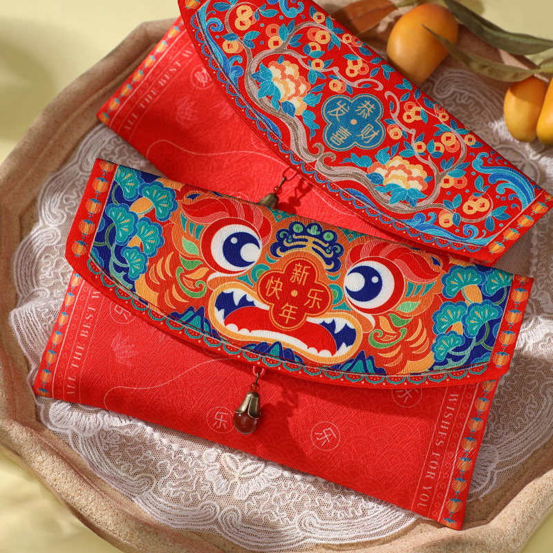 Red Envelopes 2022 Universal Tiger New Year's Eve is a seal Art Cartoon New Year RMBten thousand upscale personality creative pressure year old money