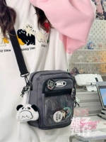 Серый плюс Панда Худ