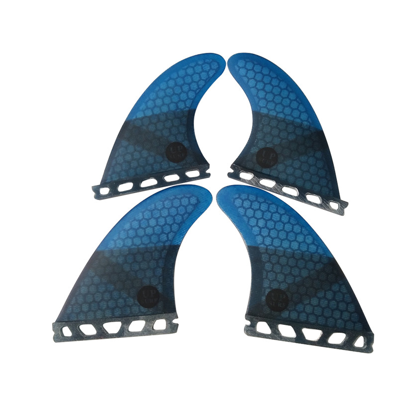 UPSURF surfboard fin K2 1 honeycomb carbon fiber surf tail fin single tap glass fiber surfboard tail rudder