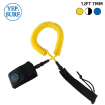 Yep Surf surf safety rope high quality foot rope waterboard 12 feet 7mm traction roll Surf leash