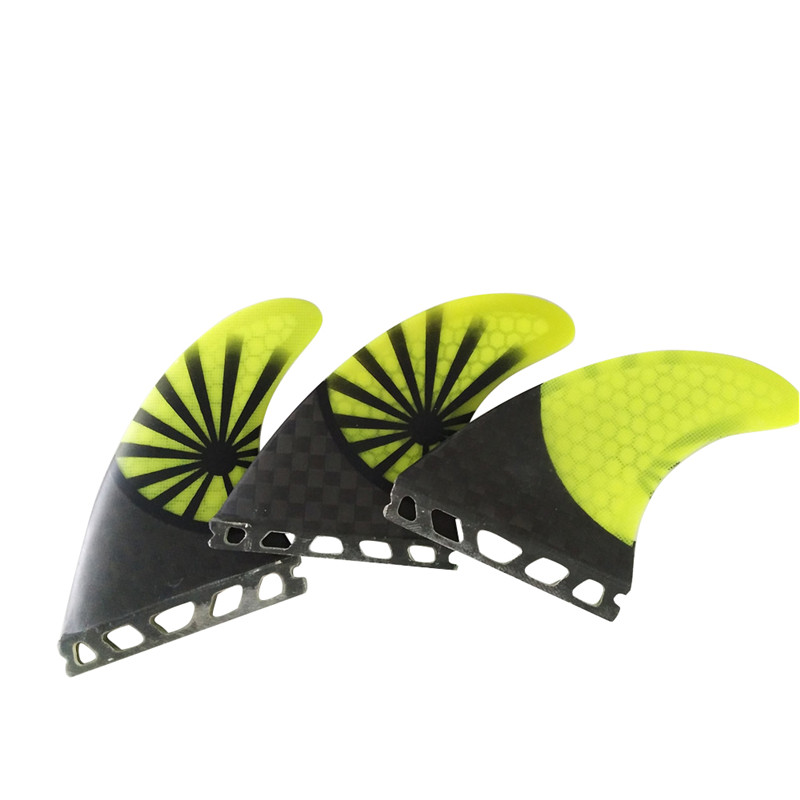 UPSURF surfboard tail rudder surfboard glass fiber fins carbon fiber honeycomb tailfin G5 surfing accessories fin