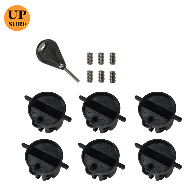 Tail rudder round cup surfing accessories fin tail rudder groove CR surfboard tail fin base with screw key surf fin