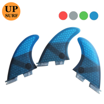 UPSURF fin Double Tabs 2 honeycomb surfing tail fin surfboard fin multicolor glass fiber tail rudder