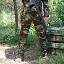 Chiefs new camouflage frog suit CS live game tactical suit parent-child military fans slim mens trousers overalls