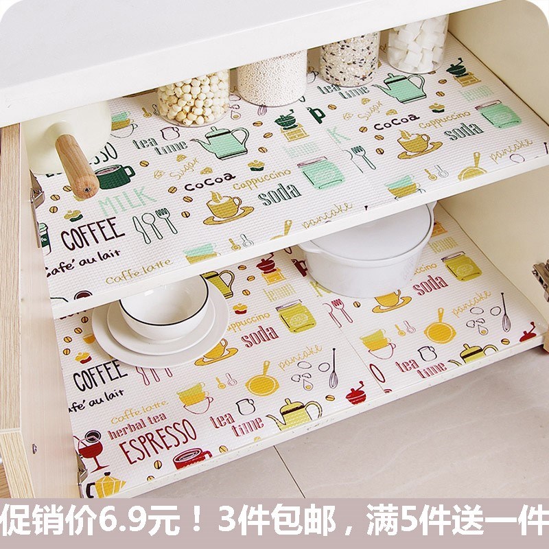 Drawer paper anti-damp cushion paper waterproof kitchen dust-proof oil-proof cabinet laid whole cabinet table surface inner paper cushion cloth cushion cushion