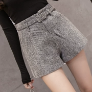 Quần legging nữ mùa thu đông 2018 phiên bản Hàn Quốc mặc dày cạp cao hoang dã thắt lưng eo thon quần âu giản dị quần short kiểu mới
