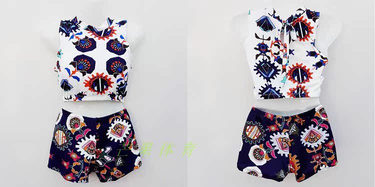 Waters Edge Split Váy 570 Tất cả các kích cỡ Áo vest in Boxer Đồ bơi nữ ba mảnh - Bộ đồ bơi hai mảnh 	đồ bơi 2 mảnh quần