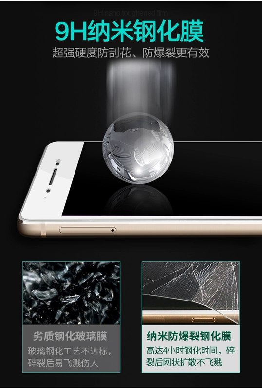 Polka Huawei vinh quang 9i màng thép bao gồm các toàn màn hình vinh quang chơi phim thép điện thoại 9i Huawei vinh quang vinh quang chơi Blu-ray độ nét cao chống vân tay chống kính phim bảo vệ thương hiệu nổi tiếng - Phụ kiện điện thoại di động ốp lưng a12